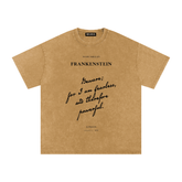 I am Fearless Frankenstein Acid Wash T-Shirt - Goth Cloth Co.261013PODPQ12222#037