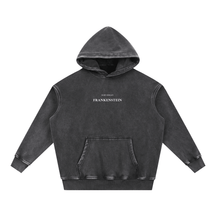I am Fearless Frankenstein Vintage Wash Fleece Hoodie - Goth Cloth Co.gymwear261014PODRB0008#001