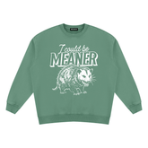 I Could be Meaner Vintage Wash Fleece Sweatshirt - Goth Cloth Co.260916PODRA0138006