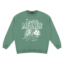 I Could be Meaner Vintage Wash Fleece Sweatshirt - Goth Cloth Co.260916PODRA0138006