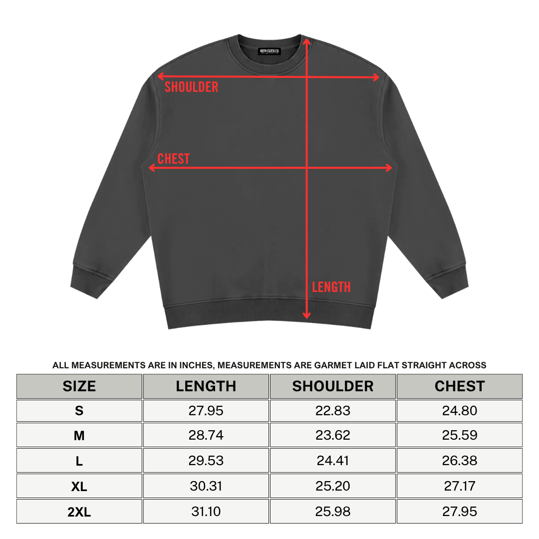 I Could be Meaner Vintage Wash Fleece Sweatshirt - Goth Cloth Co.260916PODRA0138011