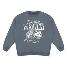 I Could be Meaner Vintage Wash Fleece Sweatshirt - Goth Cloth Co.260916PODRA0138011