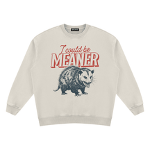 I Could be Meaner Vintage Wash Fleece Sweatshirt - Goth Cloth Co.260916PODRA0177001