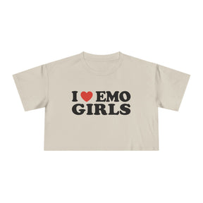 I Heart Emo Girls Crop Tee - Goth Cloth Co.T-Shirt33949400529586364580
