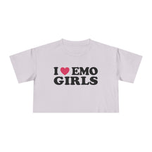 I Heart Emo Girls Crop Tee - Goth Cloth Co.T-Shirt86343727394410720120