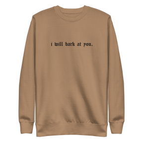 I Will Bark at You Embroidered Sweatshirt - Goth Cloth Co.Sweatshirt3115987_25526