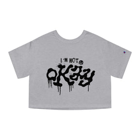 I'm Not Okay Heavyweight Cropped T-Shirt - Goth Cloth Co.T-Shirt34052148842788032580