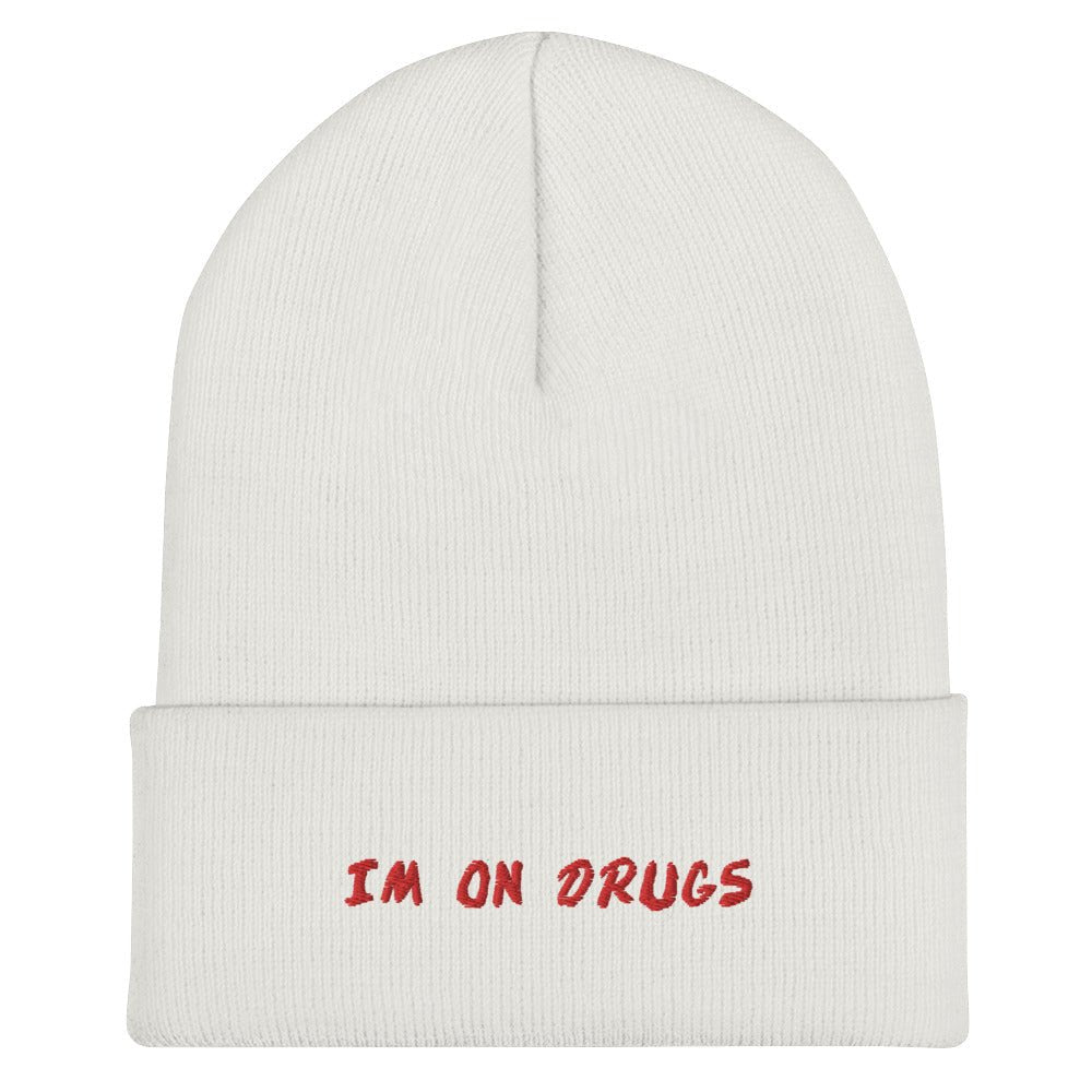 I'm On Drugs Dare Knit Beanie - Goth Cloth Co.3552291_8938