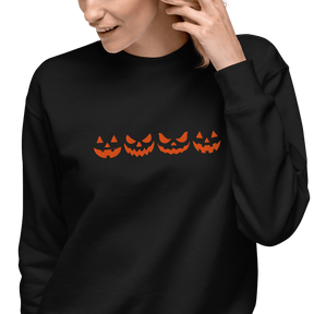 Jack O' Lantern Embroidered Sweatshirt - Goth Cloth Co.Sweatshirt3577532_11254