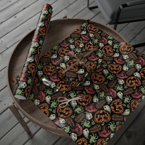 Jack - o - Lantern Spooky Gift Wrap - Goth Cloth Co.Home Decor65579999030251348271