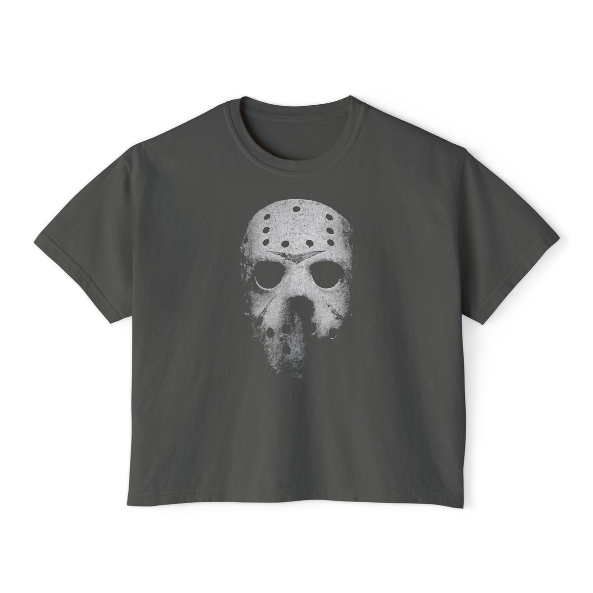 Jason Voorhees Mask Crop Top - Goth Cloth Co.T-Shirt14654245697743364218