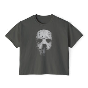 Jason Voorhees Mask Crop Top - Goth Cloth Co.T-Shirt14654245697743364218