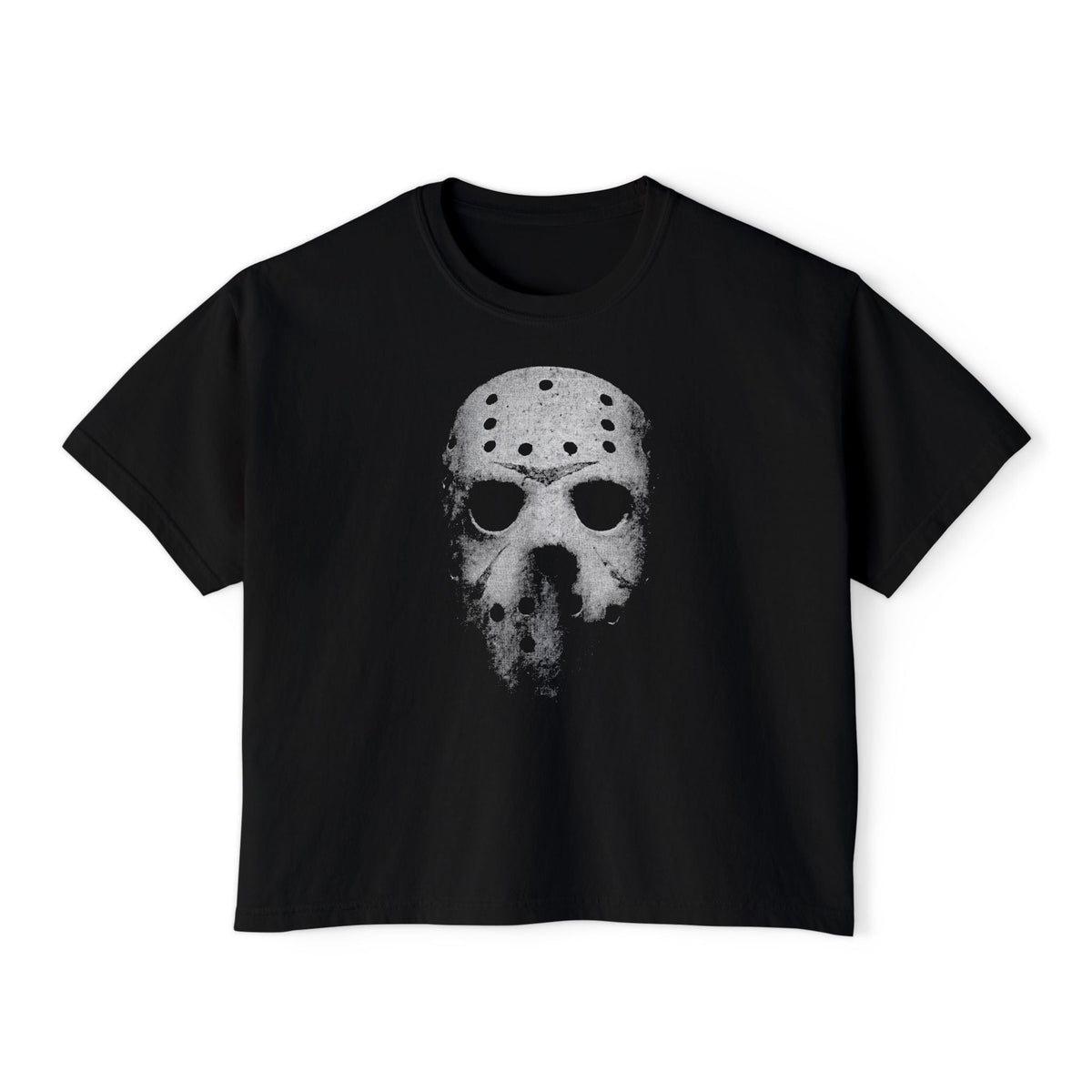 Jason Voorhees Mask Crop Top - Goth Cloth Co.T-Shirt23808169141946657942
