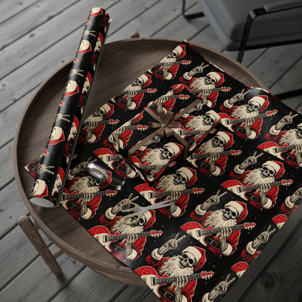 Jingle Bell Rock Gift Wrap - Goth Cloth Co.Home Decor26616793247450300930