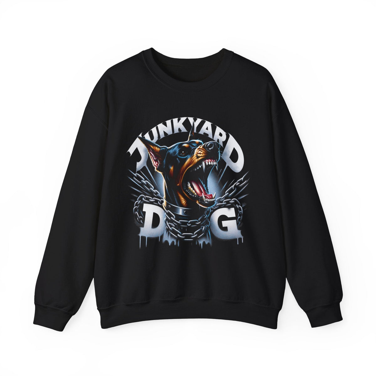 Junkyard Dog Crewneck Sweatshirt - Goth Cloth Co.Sweatshirt17970945812635893740