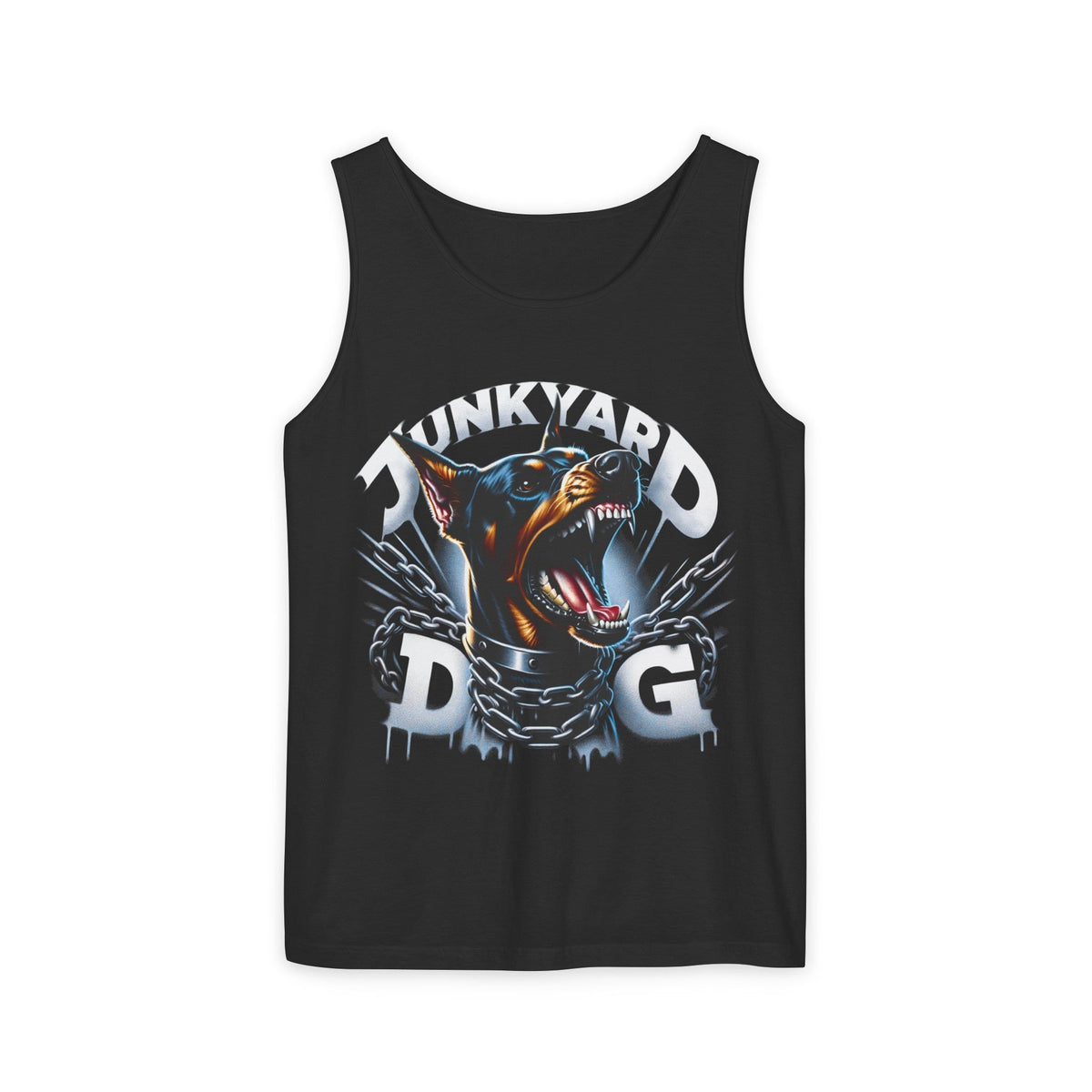 Junkyard Dog Unisex Garment - Dyed Tank Top - Goth Cloth Co.Tank Top76163609485163695888
