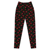 Killer Cherries Crossover Leggings with Pockets - Goth Cloth Co.3318854_14137