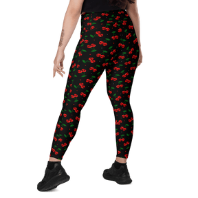 Killer Cherries Crossover Leggings with Pockets - Goth Cloth Co.3318854_14137