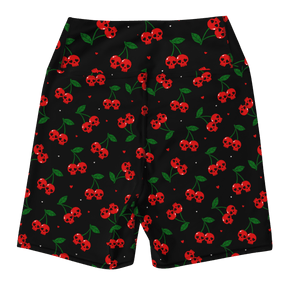 Killer Cherries Yoga Shorts - Goth Cloth Co.6300897_9079