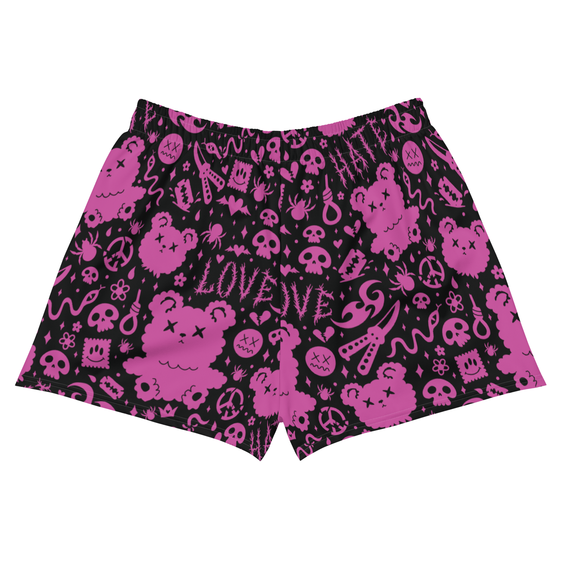 Killer Cuddles Unisex Athletic Shorts - LIMITED EDITION - Goth Cloth Co.3601164_9804