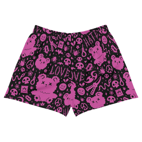 Killer Cuddles Unisex Athletic Shorts - LIMITED EDITION - Goth Cloth Co.3601164_9804