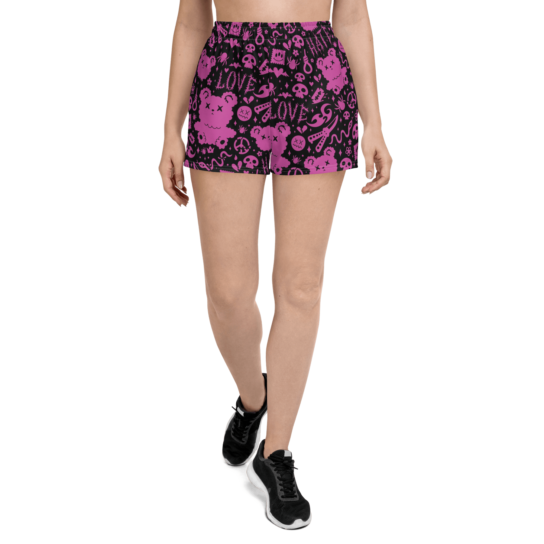 Killer Cuddles Unisex Athletic Shorts - LIMITED EDITION - Goth Cloth Co.3601164_9804