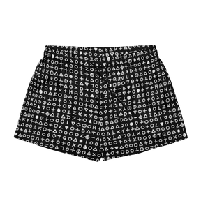 Killer's Code Silky Pajama Shorts - Goth Cloth Co.6664860_20988
