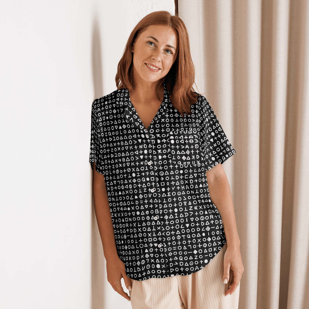 Killer's Code Silky Pajama Top - Goth Cloth Co.2924638_20964