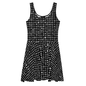 Killer's Code Skater Dress - Goth Cloth Co.5553377_9613