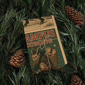 Krampus is Coming Gift Wrap - Goth Cloth Co.Home Decor21045273184183998138