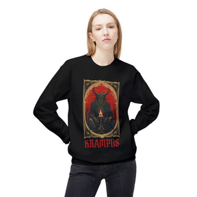 Krampus Tarot Card Sweatshirt - Goth Cloth Co.Sweatshirt16252706787409660441