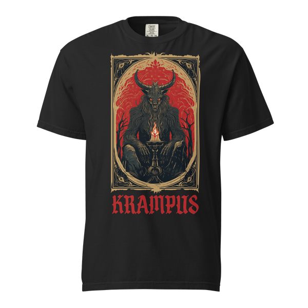 Krampus Tarot Unisex Comfy Tee - Goth Cloth Co.2080665_15114