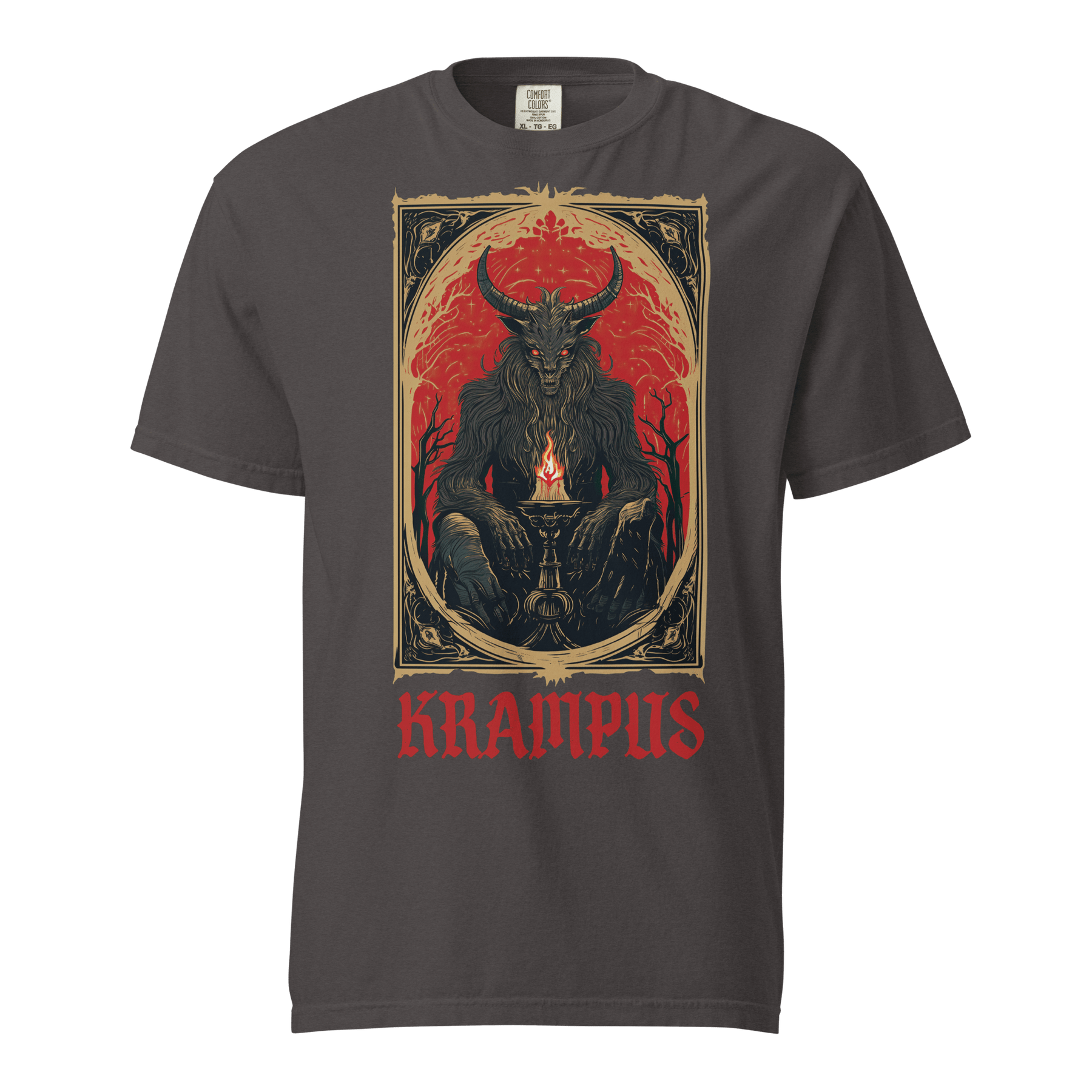 Krampus Tarot Unisex Comfy Tee - Goth Cloth Co.2080665_21264