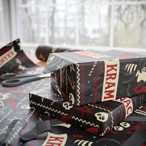 Krampusnacht Gift Wrap - Goth Cloth Co.Home Decor32270480084180281488