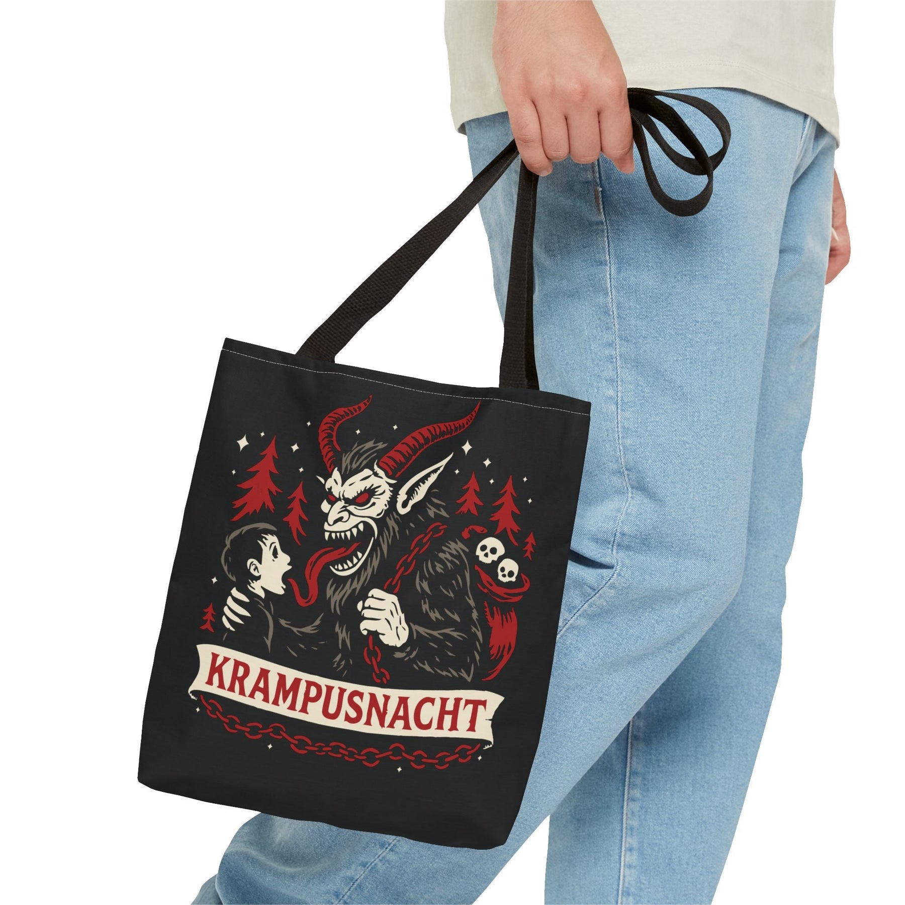 Krampusnacht Reusable Gift Bag Tote - Goth Cloth Co.Bags22582277881919947271