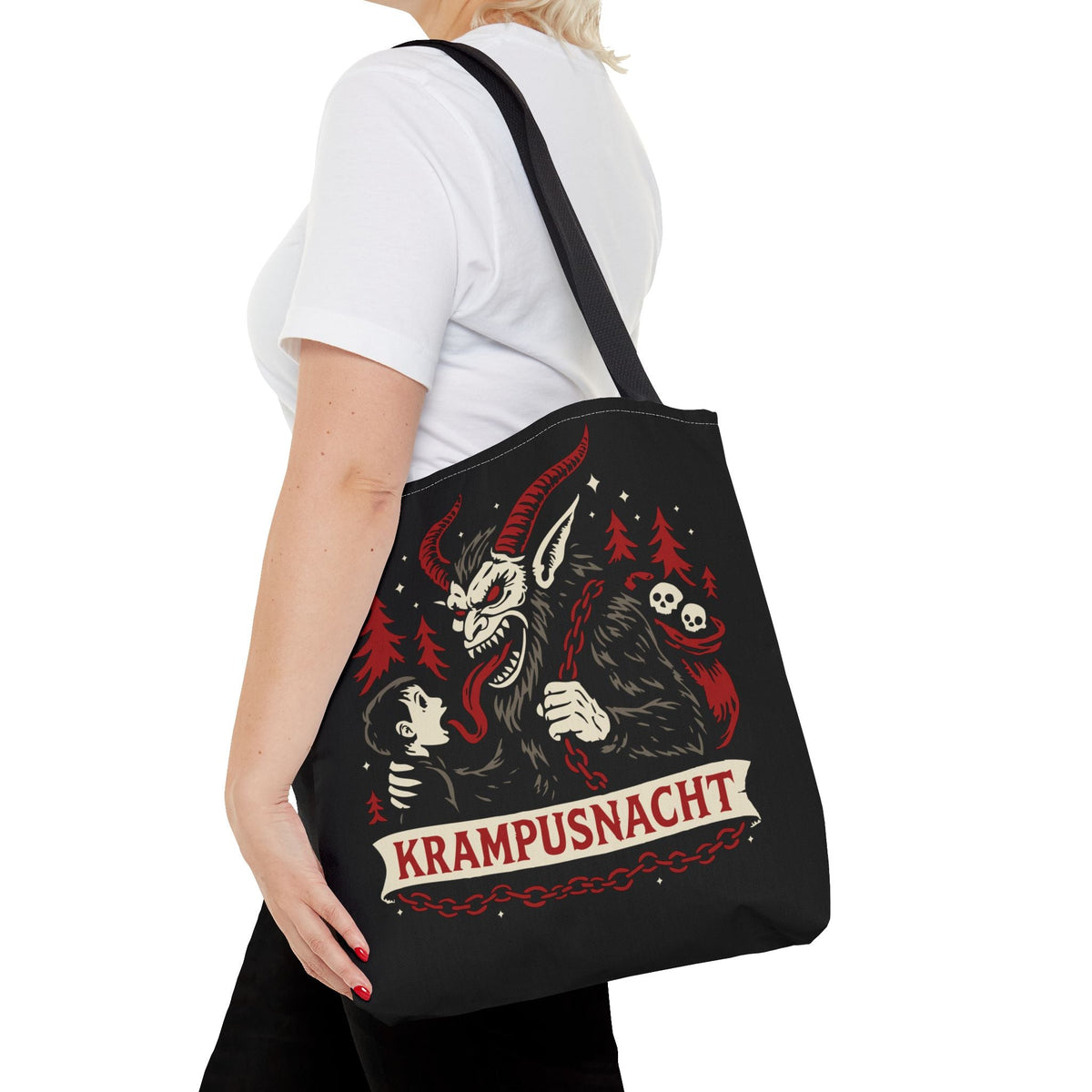 Krampusnacht Reusable Gift Bag Tote - Goth Cloth Co.Bags22582277881919947271