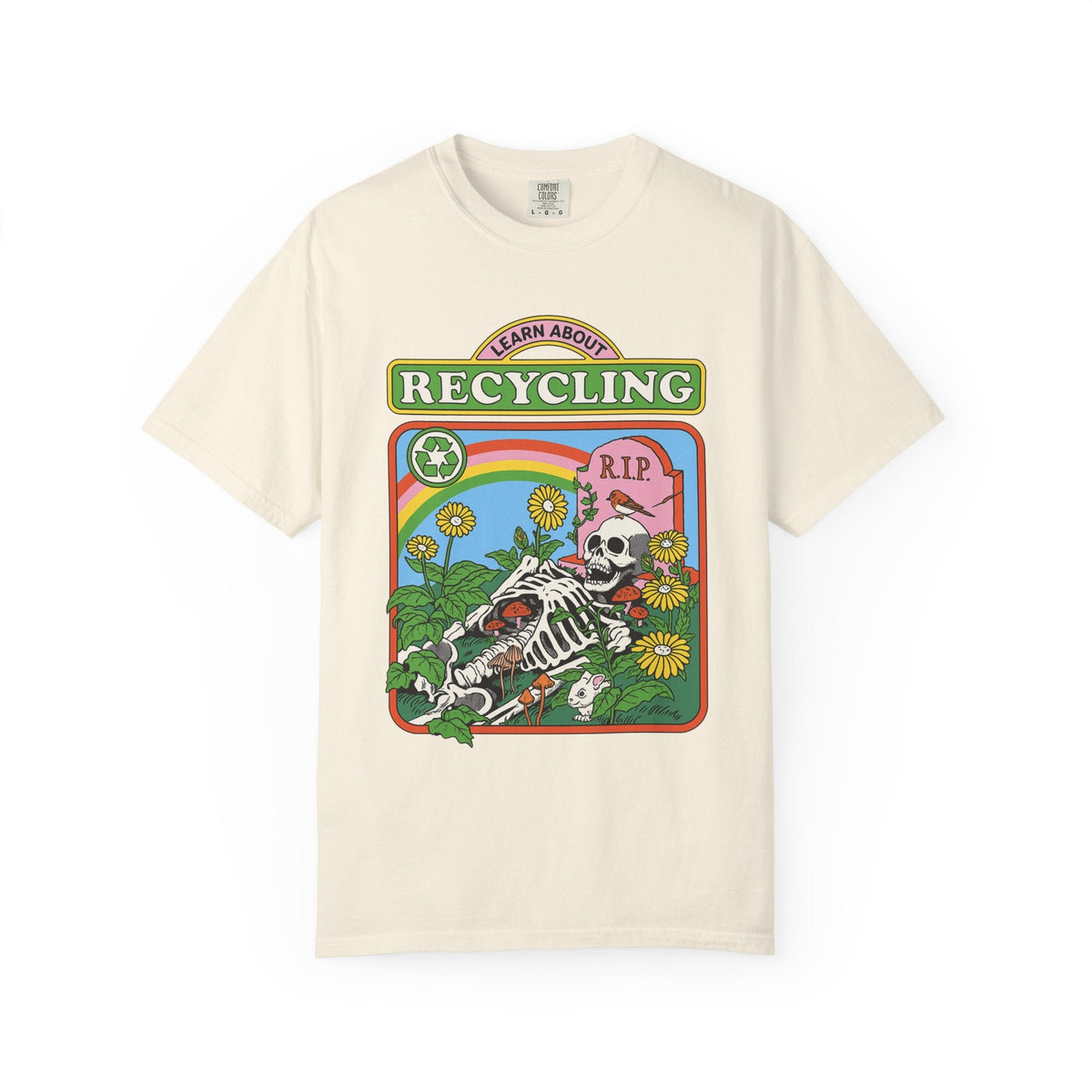 Learn About Recycling Skeleton Comfy Tee - Goth Cloth Co.T-Shirt28856112753364920563