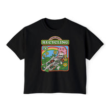 Learn About Recycling Skeleton Crop Top - Goth Cloth Co.T-Shirt27906599343685789164