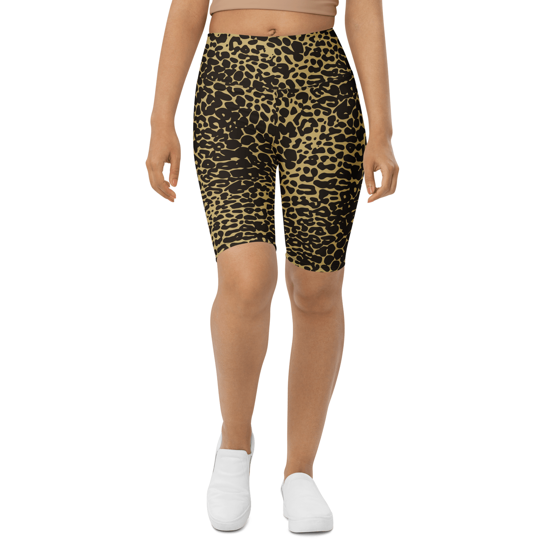 Leopard Biker Shorts (Ready to Ship) - Goth Cloth Co.final sale