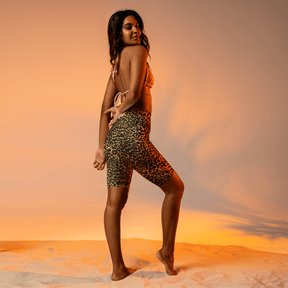 Leopard Biker Shorts (Ready to Ship) - Goth Cloth Co.final sale