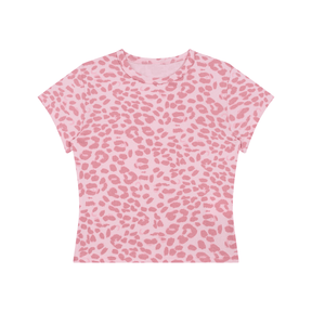 Leopard Print Baby Tee