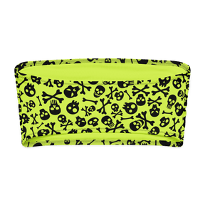Lime Bones Bandeau Bikini Top - Goth Cloth Co.3132673_22682