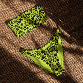 Lime Bones Bandeau Bikini Top - Goth Cloth Co.3132673_22682
