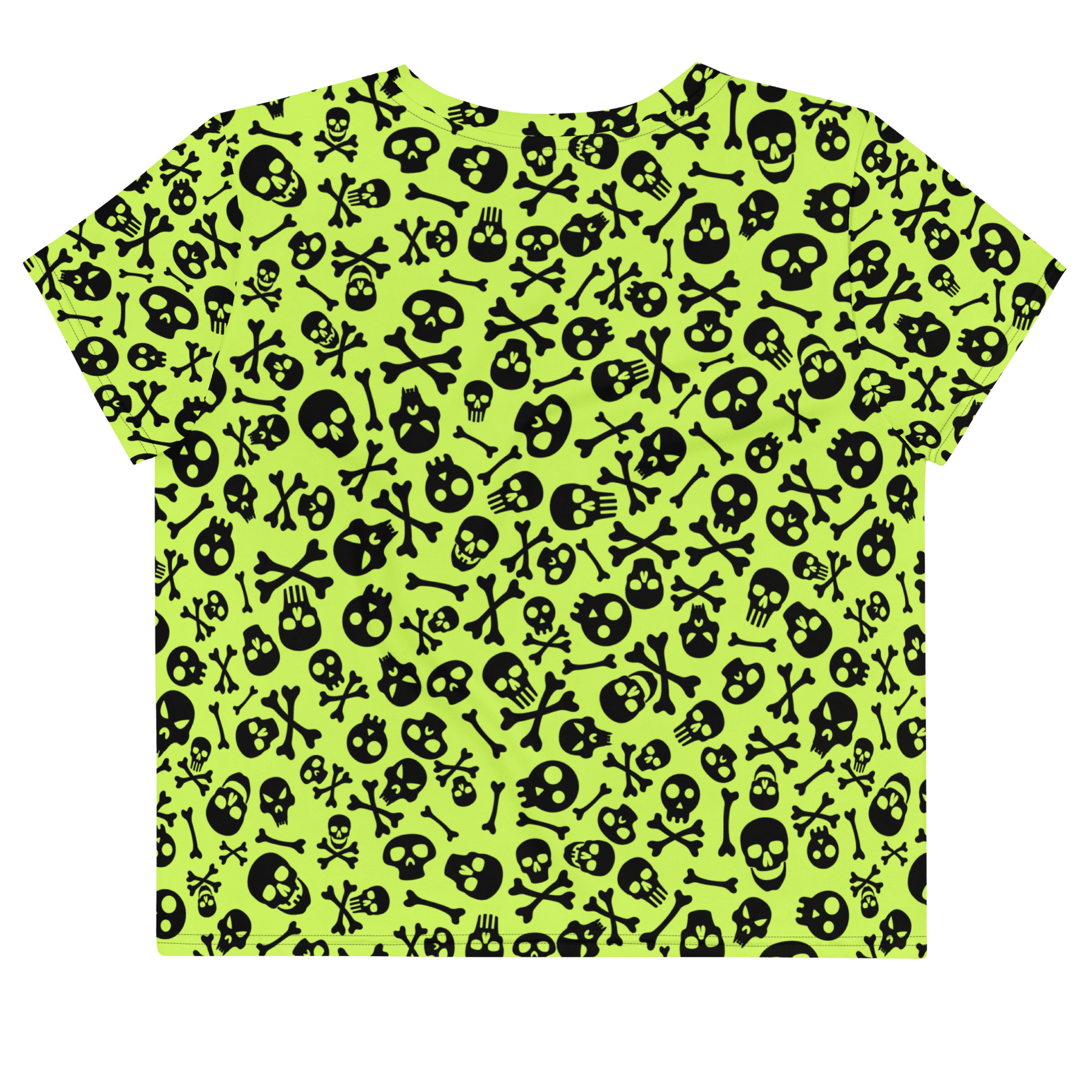 Lime Bones Crop Top - Goth Cloth Co.6020447_9340