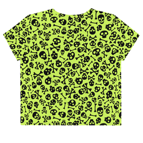 Lime Bones Crop Top - Goth Cloth Co.6020447_9340
