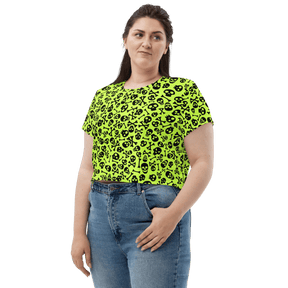 Lime Bones Crop Top - Goth Cloth Co.6020447_9340