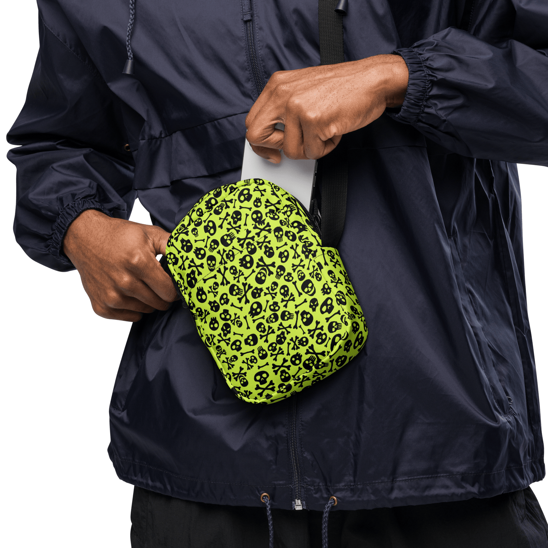 Lime Bones Crossbody Bag - Goth Cloth Co.6062199_19256