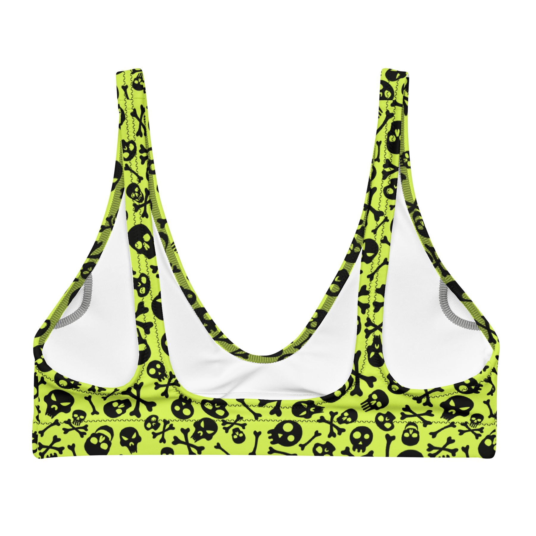 Lime Bones Sport Bikini Top (Ready to Ship) - Goth Cloth Co.5373487_1203A