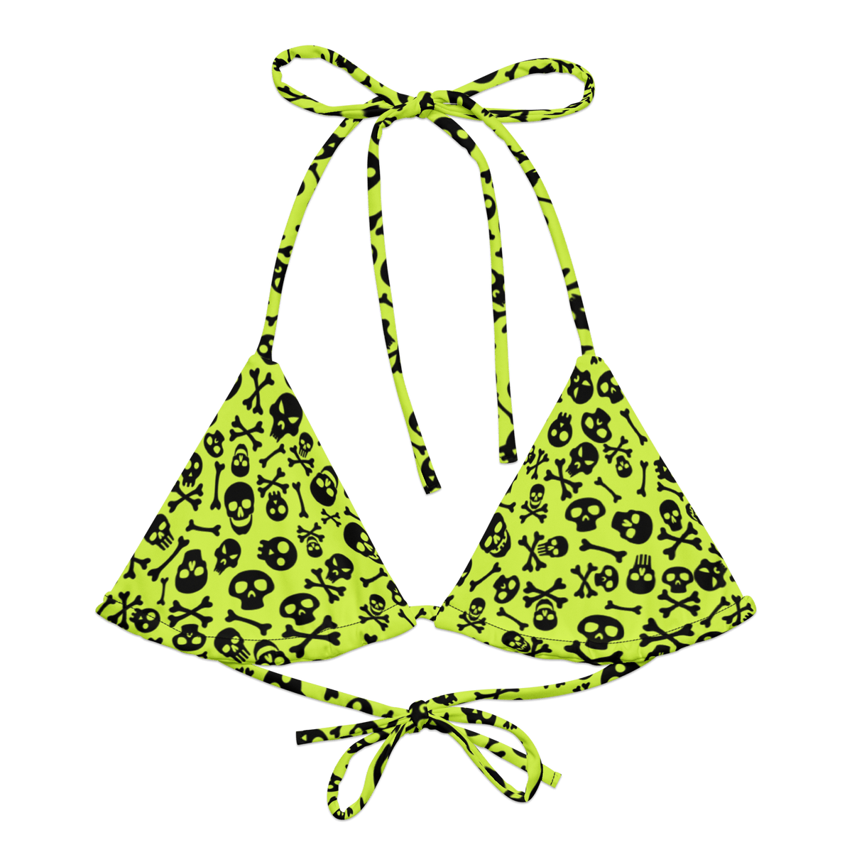 Lime Bones String Bikini Top (Ready to Ship) - Goth Cloth Co.5373487_1203A