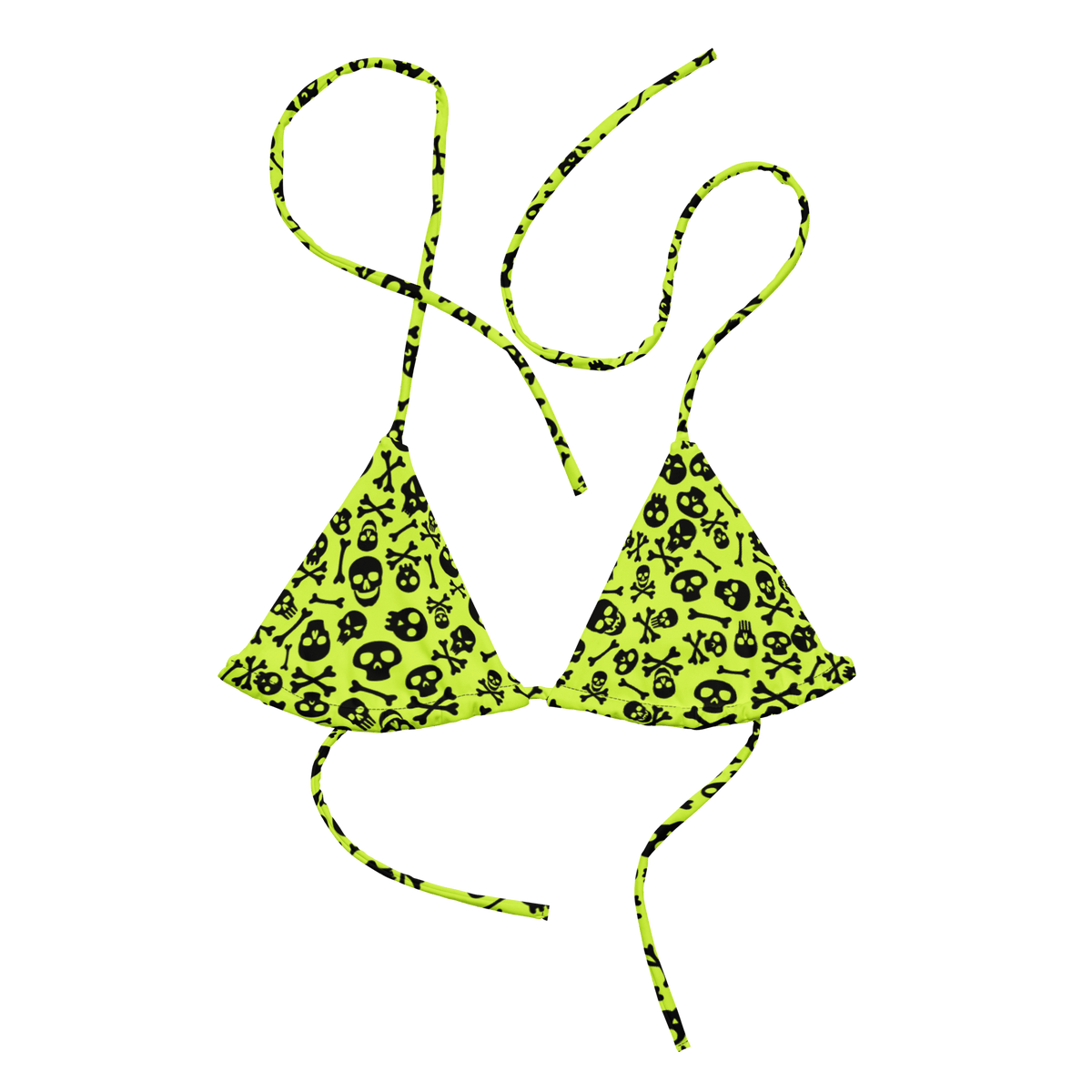 Lime Bones String Bikini Top (Ready to Ship) - Goth Cloth Co.5373487_1203A